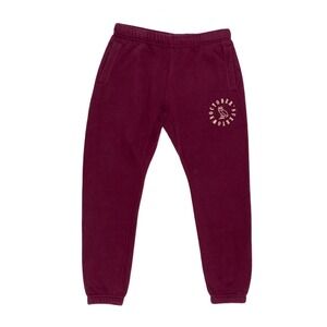 Drake OVO October's Very Own Mens Maroon/Burgundy Collegiate Jogger Pants Size M
